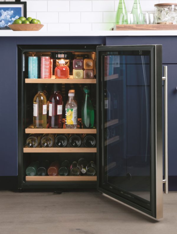 GE Wine Cooler 31 Bottle Stainless Steel Beverage Storage-7
