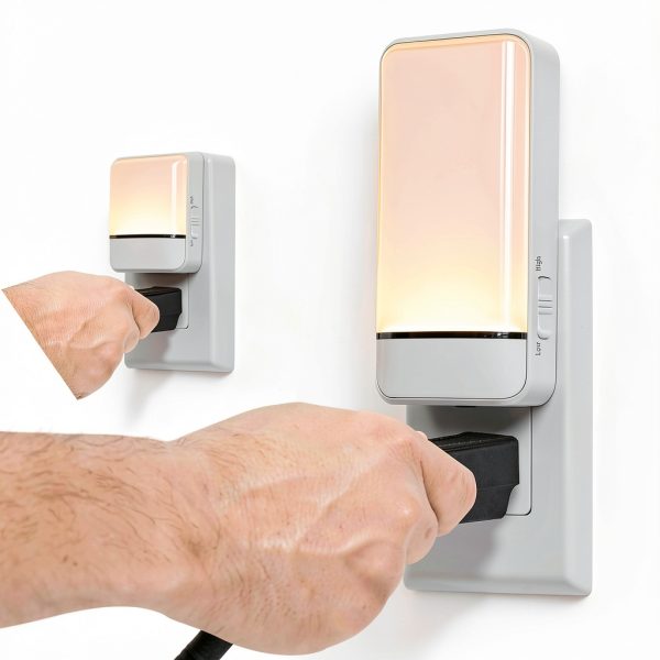 Dawnrise Motion Sensor Night Light Auto On Off Two Colors-4