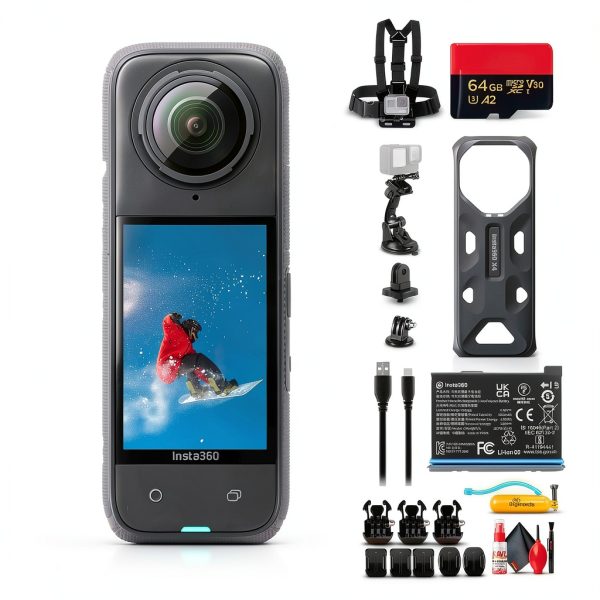 Insta360 X4 360 Camera 8K Resolution Waterproof Action-0