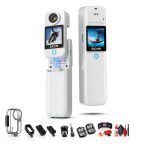 SJCAM C300 4K Dual Touchscreen Action Camera Bundle White-0