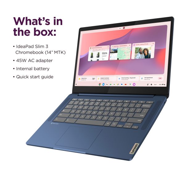 Lenovo Chromebook 14 Inch Full HD Laptop MediaTek Kompanio-7