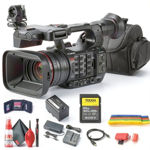 Canon XF605 Pro Camcorder 4K UHD HDR Dual Pixel AF-0