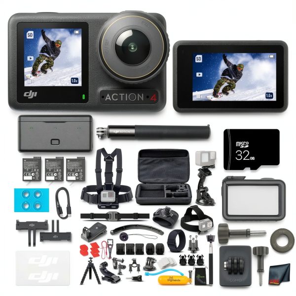 DJI Osmo Action 4 Waterproof Camera 4K Stabilization-0