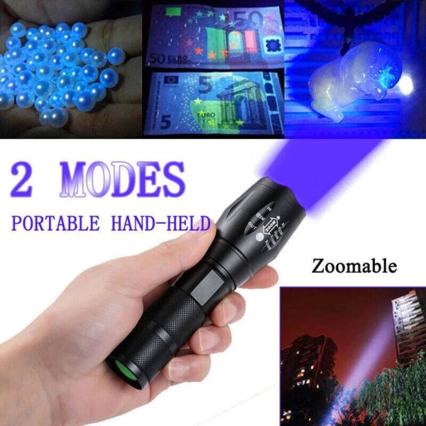 UV Flashlight Stain Detection Aluminum Body Scorpion-3