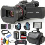 Panasonic HC X1500 4K Camcorder 24x Zoom Pro Bundle-0