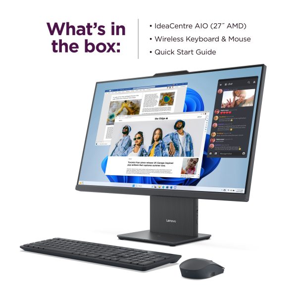 Lenovo IdeaCentre 27 Touchscreen All In One AMD Ryzen 5-8