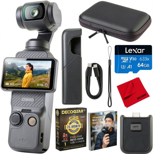 DJI Osmo Pocket 3 4K 120fps 3 Axis Gimbal Camcorder-0