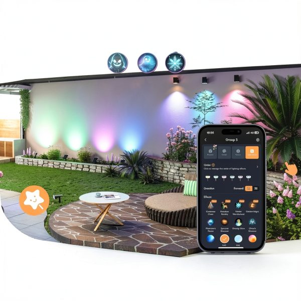 Linkind Solar Smart Light Color Changing Outdoor Lighting-1