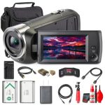 Sony HDR CX405 HD Handycam Bundle 30x Zoom Full HD-0