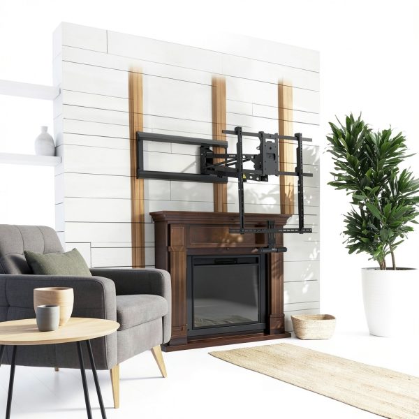 Mount It Pull Down Fireplace TV Mount Full Motion Large-6