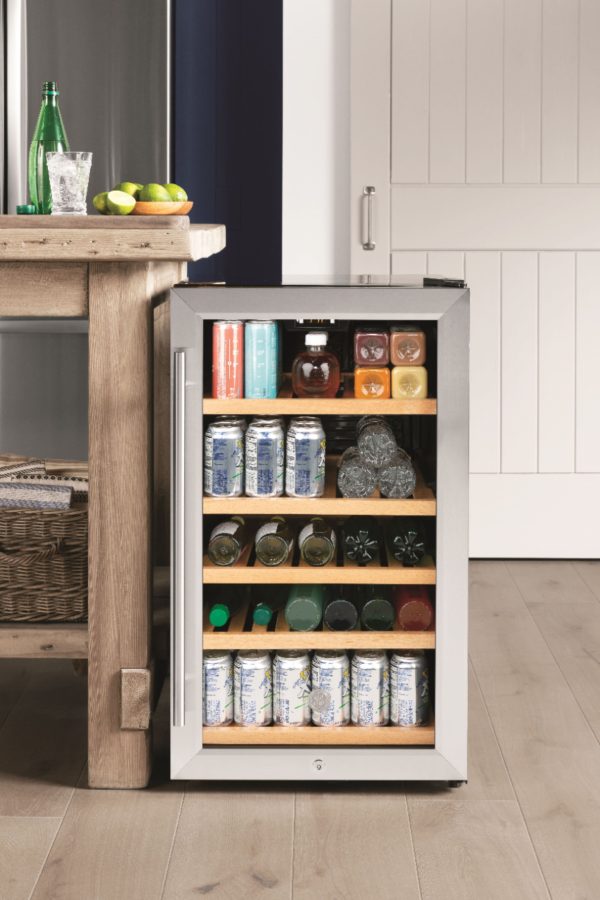 GE Wine Cooler 31 Bottle Stainless Steel Beverage Storage-8