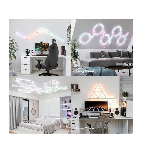 Nanoleaf Lines 60 Degrees Expansion Pack Smart Lighting-6