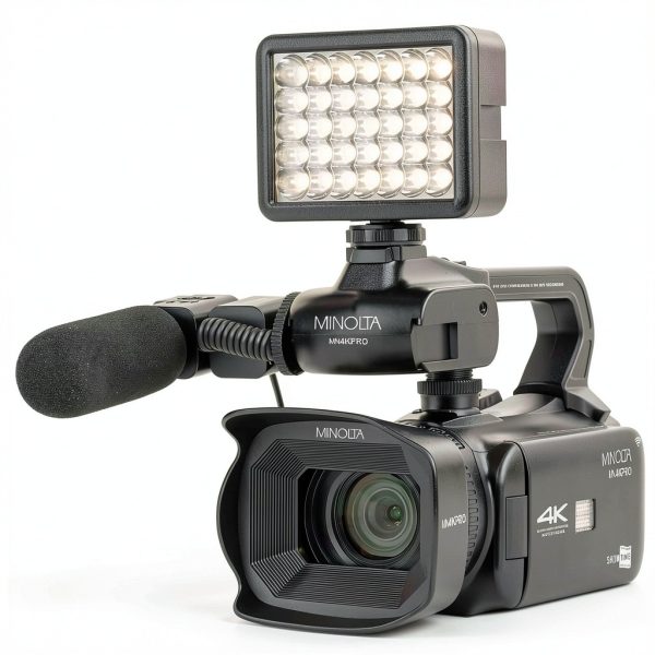 Minolta MN4KPRO 4K60FPS Autofocus Pro Camcorder Kit WiFi-1