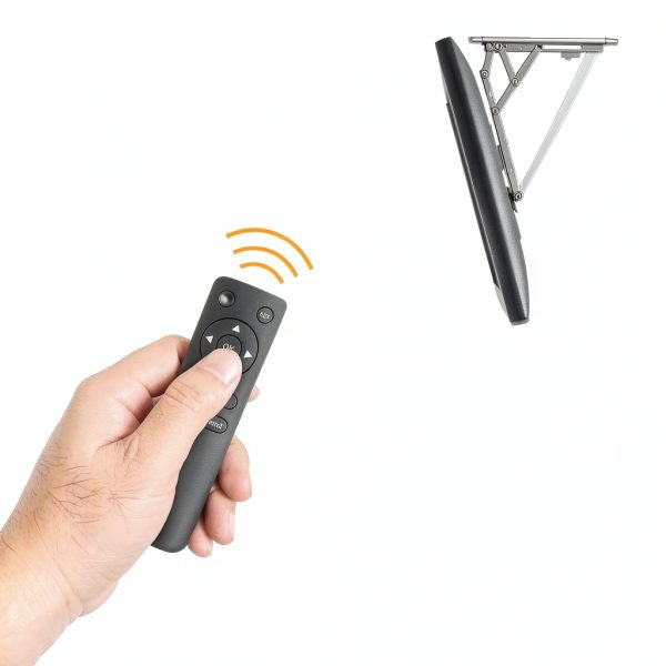 Pavo Motorized Ceiling TV Mount Remote Control Tilt Black-4