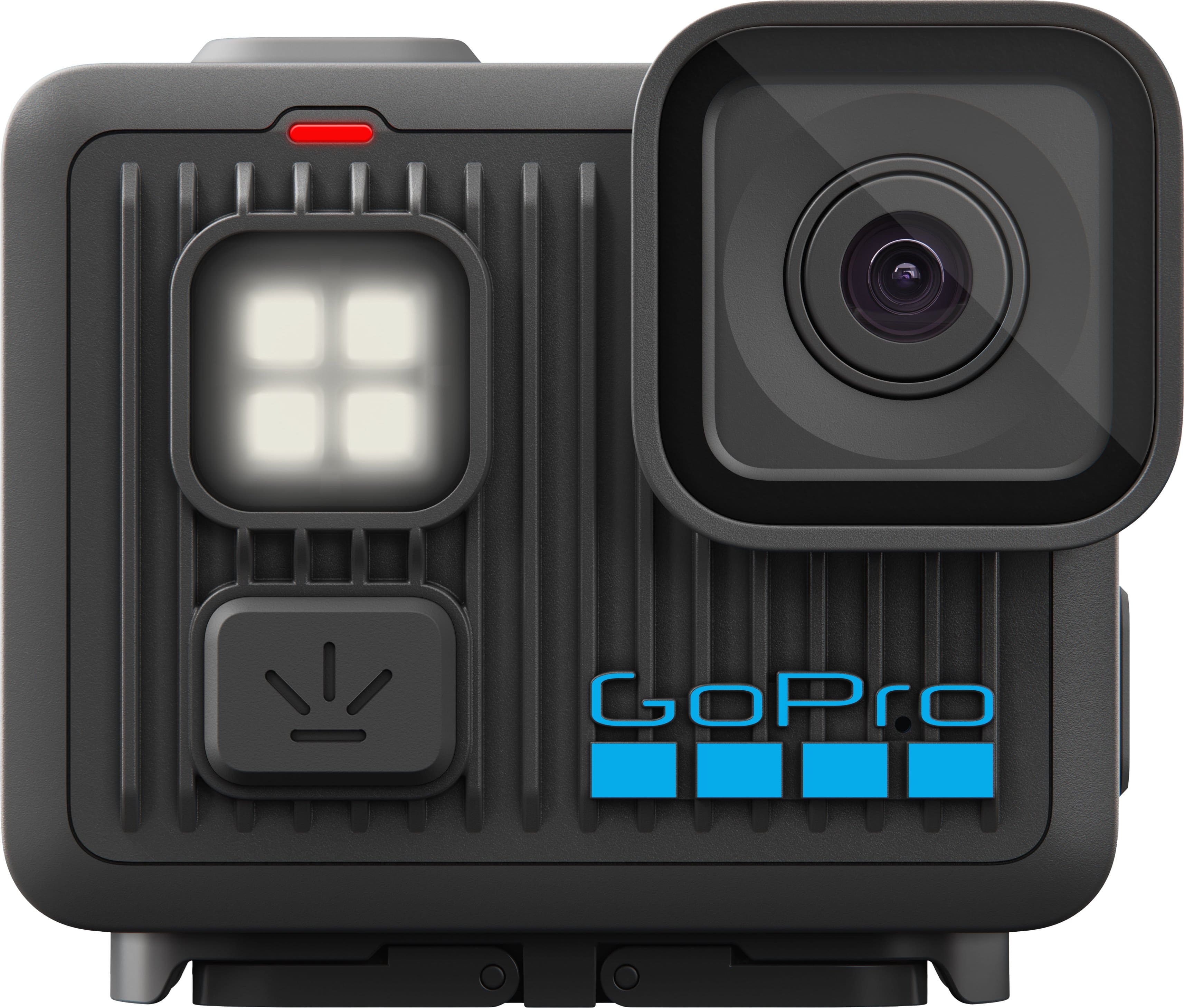 GoPro LIT HERO in hand during outdoor adventure