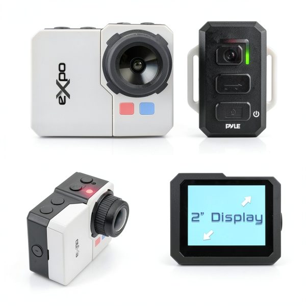 Pyle Action Camera 1080P WiFi Waterproof Sports Recording-1