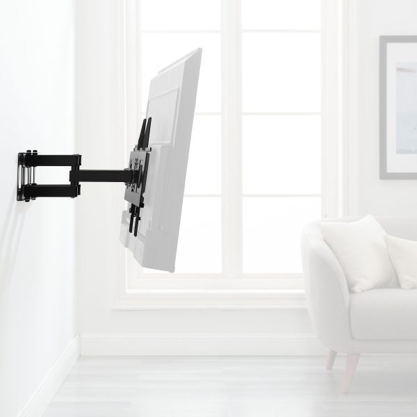 Best Buy Full Motion TV Wall Mount Tilt Swivel Steel-5