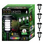 Bell Howell Solar Pathway Lights Outdoor LED Flame Decor-0