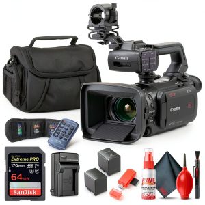 Canon XA70 UHD 4K Camcorder Professional Bundle Streaming-0
