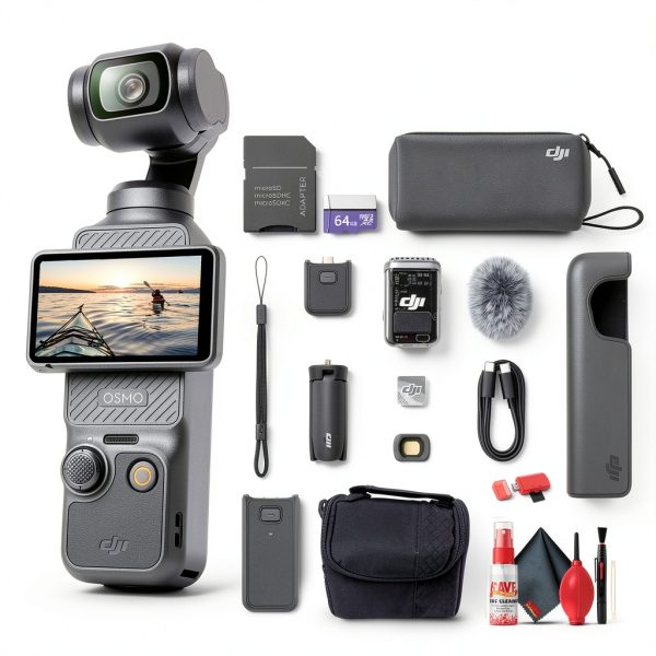 DJI Osmo Pocket 3 Creator Combo Vlogging Camera 4K Video-0