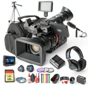Panasonic AG CX350 4K Camcorder Professional Bundle 1 Inch-0