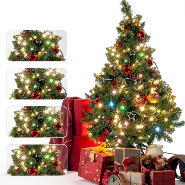 Wikistore Christmas Color Changing String Lights 300 LED-6
