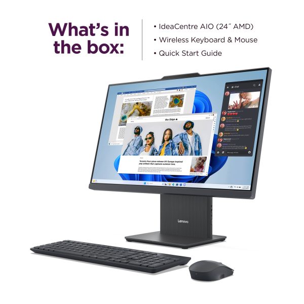 Lenovo IdeaCentre AIO 23.8 Touchscreen All In One Computer-9