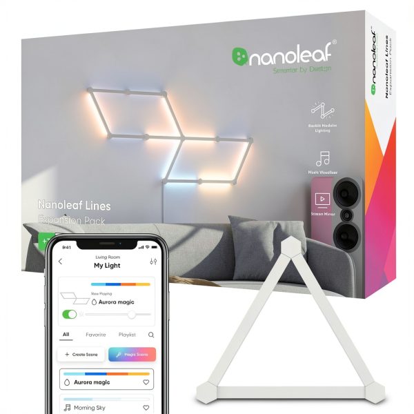 Nanoleaf Lines 60 Degrees Expansion Pack Smart Lighting-0