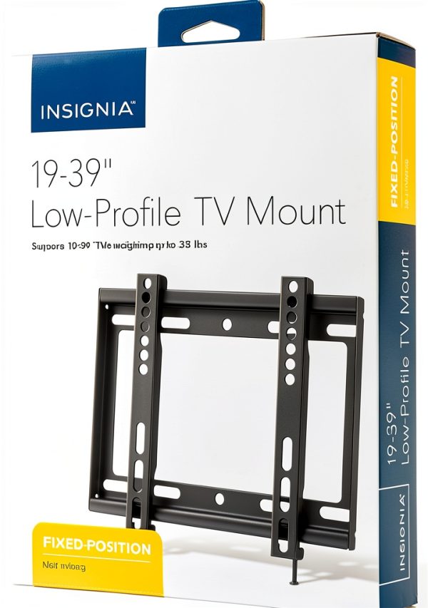 Insignia Fixed TV Wall Mount VESA Compatible Low Profile-5