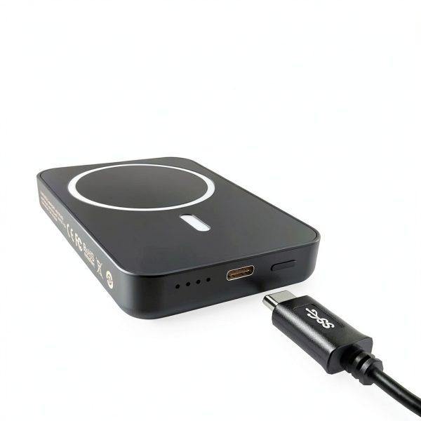 Texas Longhorns Wireless Magnetic Power Bank 5000mAh-2