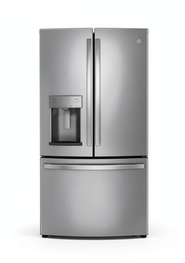 GE French Door Refrigerator Stainless Steel Space Saving Ice-17