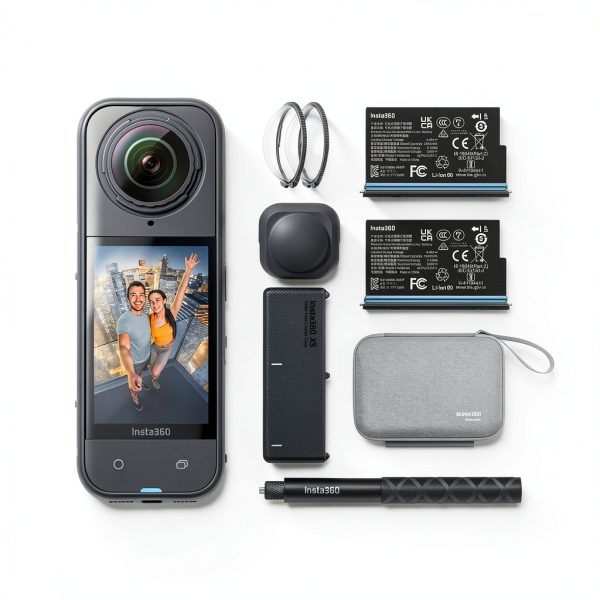 Insta360 X5 Essentials Bundle Black Action Camera Bundle-0