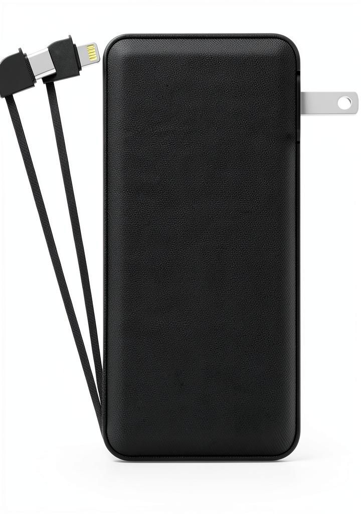 PowerHub 10K plugged into a wall outlet with devices charging