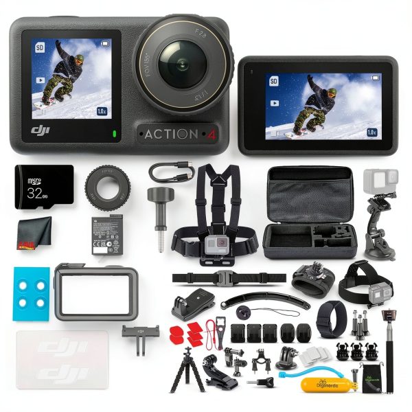 DJI Osmo Action 4 Waterproof Camera 4K Stabilization-0