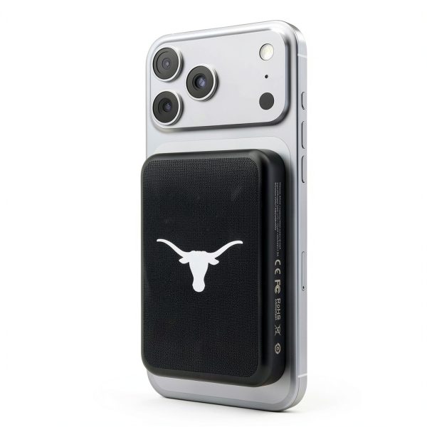 Texas Longhorns Wireless Magnetic Power Bank 5000mAh-0