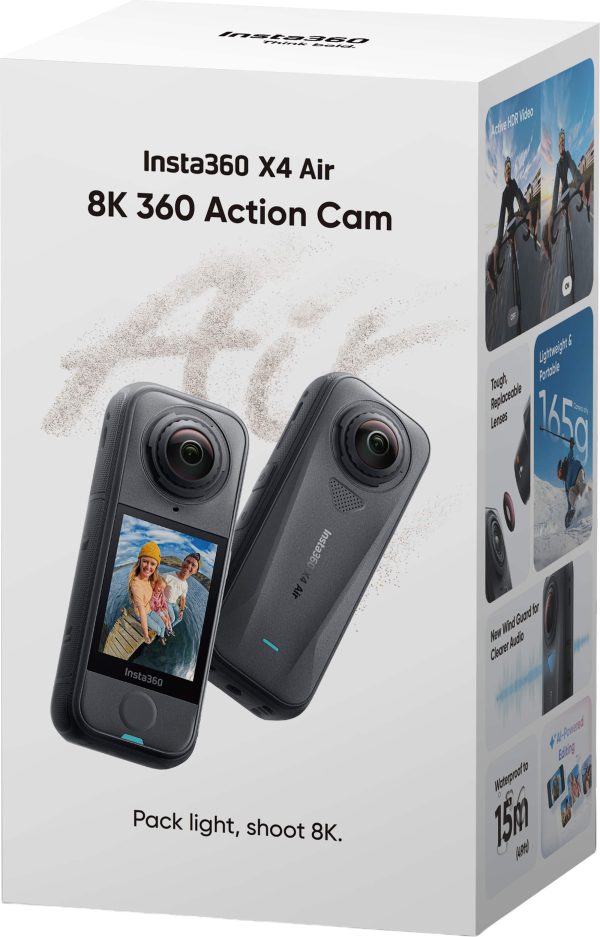 Insta360 X4 Air Black Action Camera Waterproof 4K-9