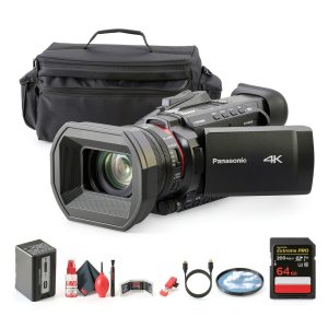 Panasonic HC X1600 4K Camcorder 24x Zoom Lightweight Bundle-0