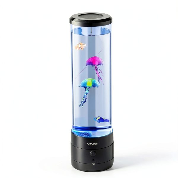 Jellyfish Bubble Lamp Bluetooth Speaker Anxiety Relief Light-8