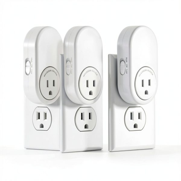 Dawnrise LED Plug in Night Light Sensor Two Color Outlet-1