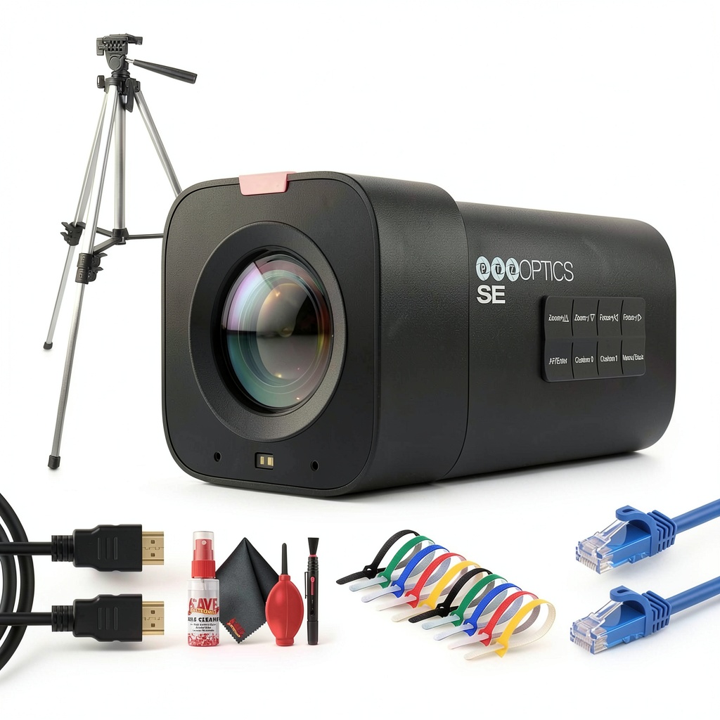 'PTZOptics Studio SE Camera in a professional studio setup'