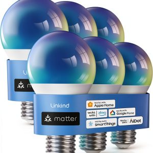 Linkind Smart LED Bulb Matter Compatible Color Changing-0