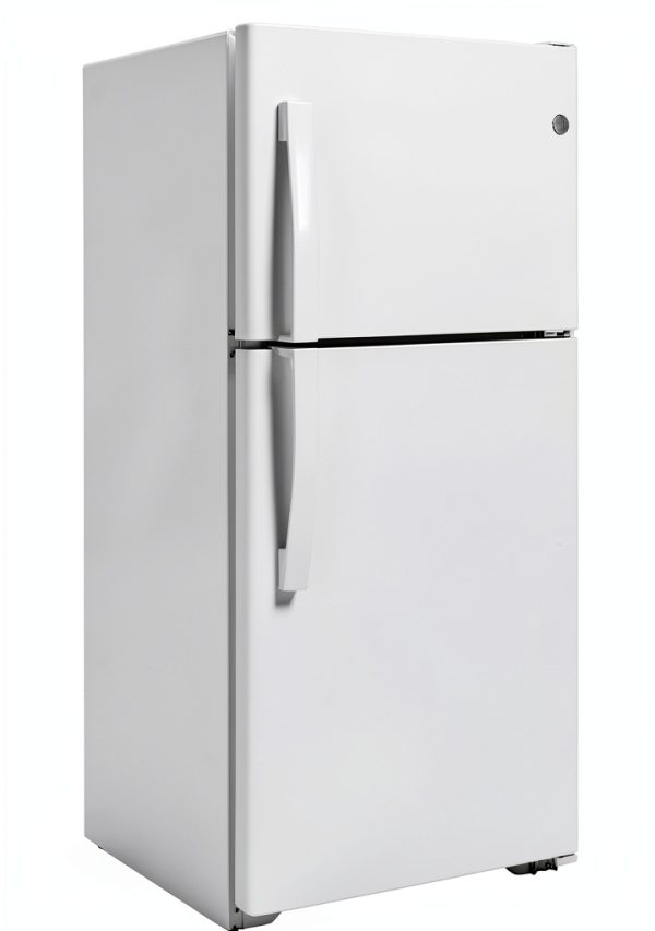 GE Top Freezer Refrigerator 19.2 Cu Ft Garage Ready-1