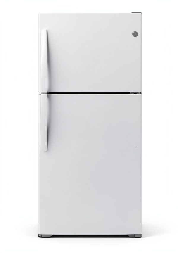 GE Top Freezer Refrigerator 19.2 Cu Ft Garage Ready-0
