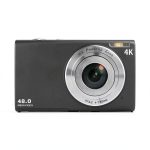 BlurFix Digital Camera 4K Video Recording Black Pink-0