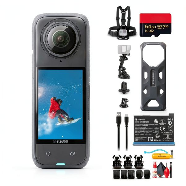 Insta360 X4 360 Action Camera 8K Resolution Stabilization-0