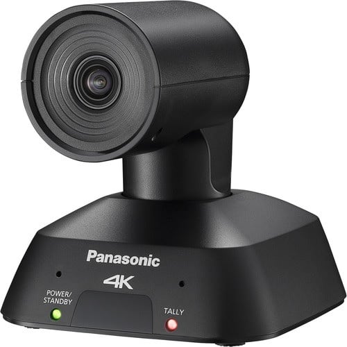 Panasonic AW UE4KG PTZ camera in a professional studio setup