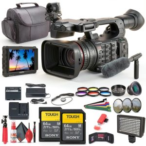 Canon XF605 4K Pro Camcorder Bundle ENG Sports Filmmaking-0