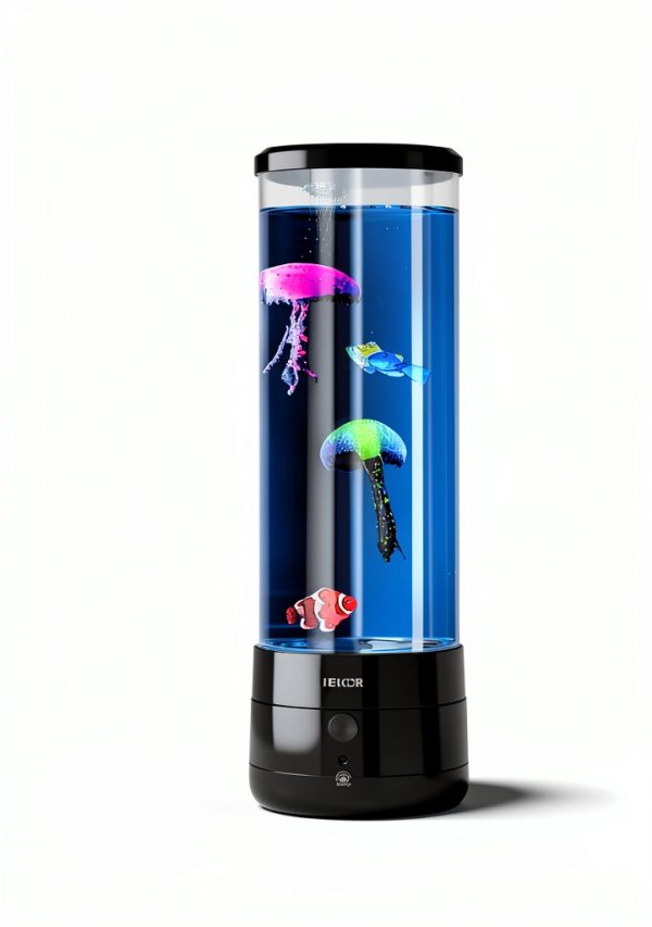 Jellyfish Bubble Lamp Bluetooth Speaker Anxiety Relief Light-1